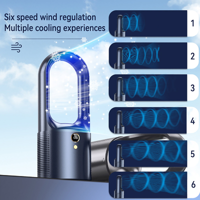 HEBRONFAN Bladeless Mini Fan Handheld Air Cooler USB With Three Color For Outdoor