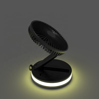 HEBRONFAN Pedestal Table Fan Desktop Fan Portable Rechargeable Usb Powerful Air Cooler Stand